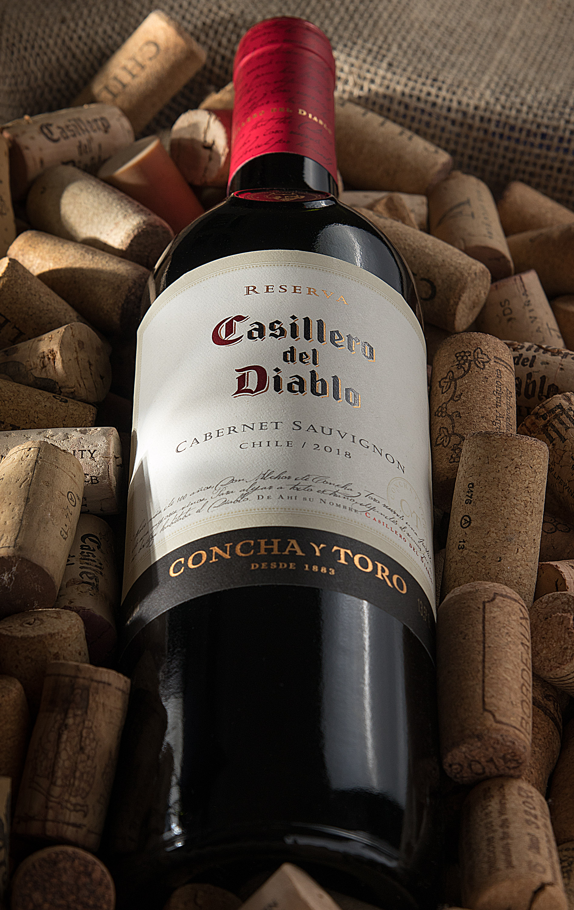 casillero del diablo, concha y toro, vinho, adega, rolhas, fotografia de produtos, daniel perez fotógrafo, daniel perez fotografia